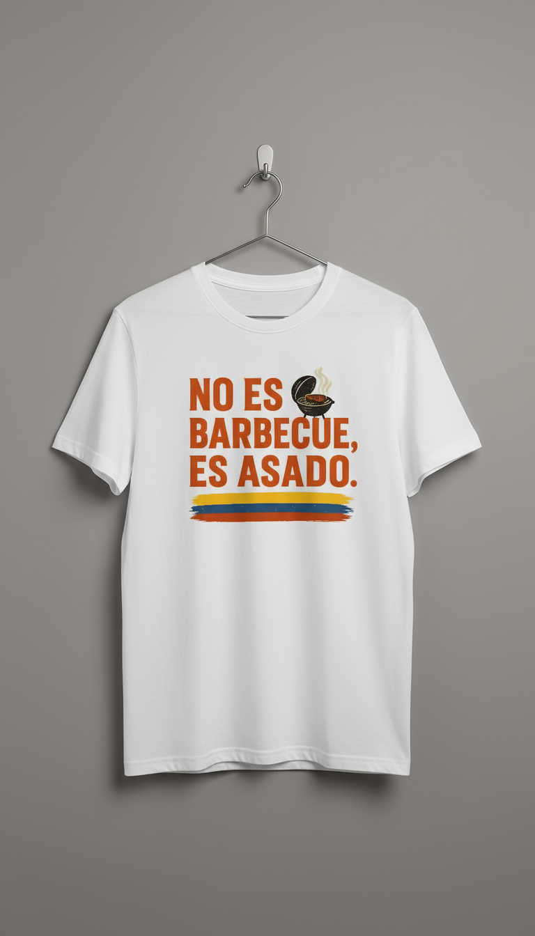 No es barbecue, es asado para Mujer