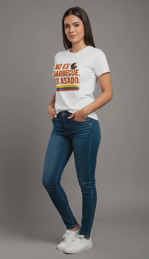 ⁠No es barbecue, es asado para Mujer